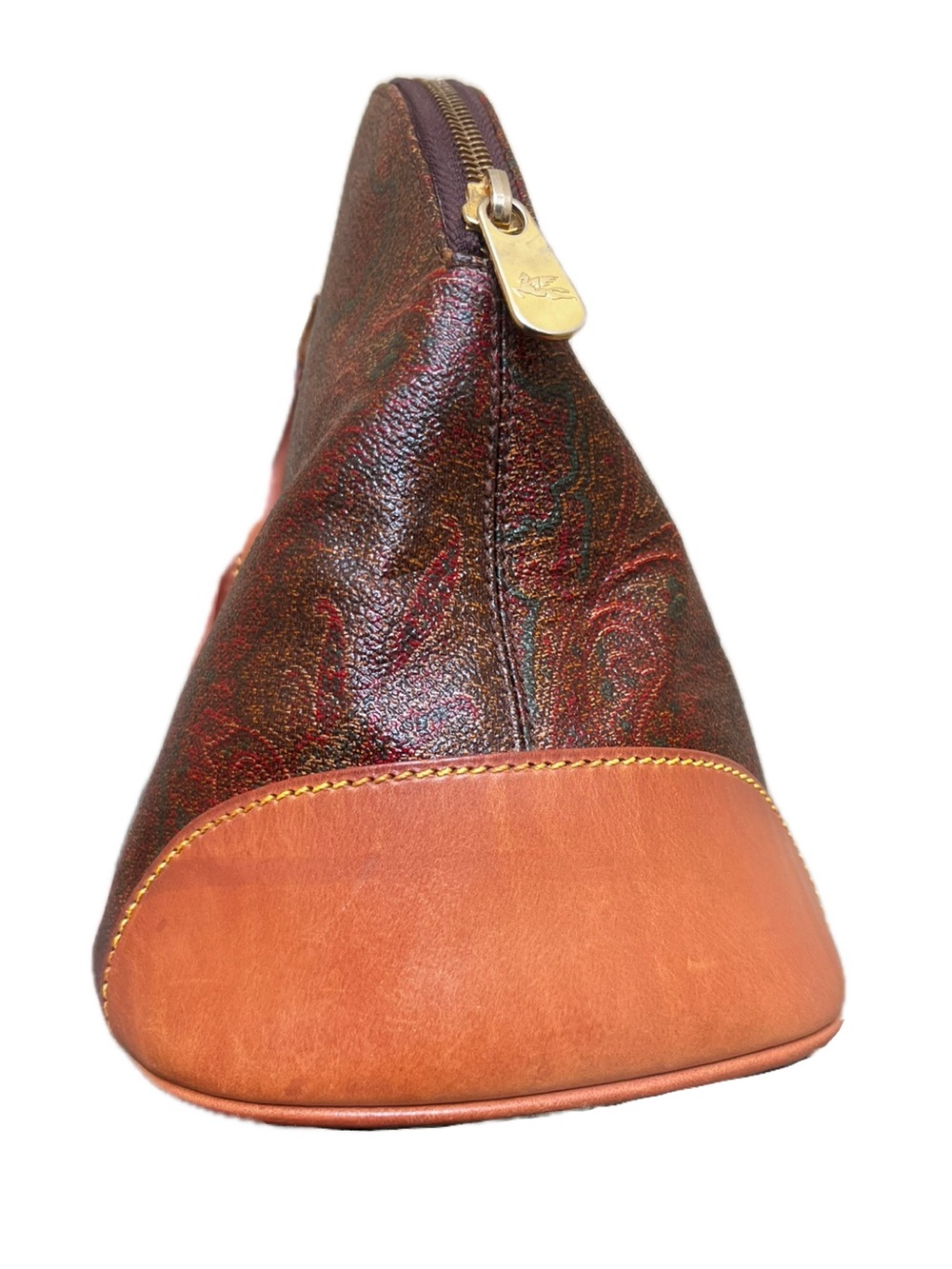 Etro Vintage Milano Alma Style Paisley Burgundy Bag 1996 - Picture 4 of 16